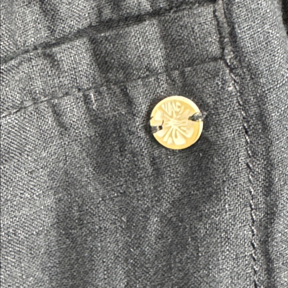 Lilly Pulitzer Deri Linen Palazzo Pant. Onyx. Size Medium. - Picture 10 of 13